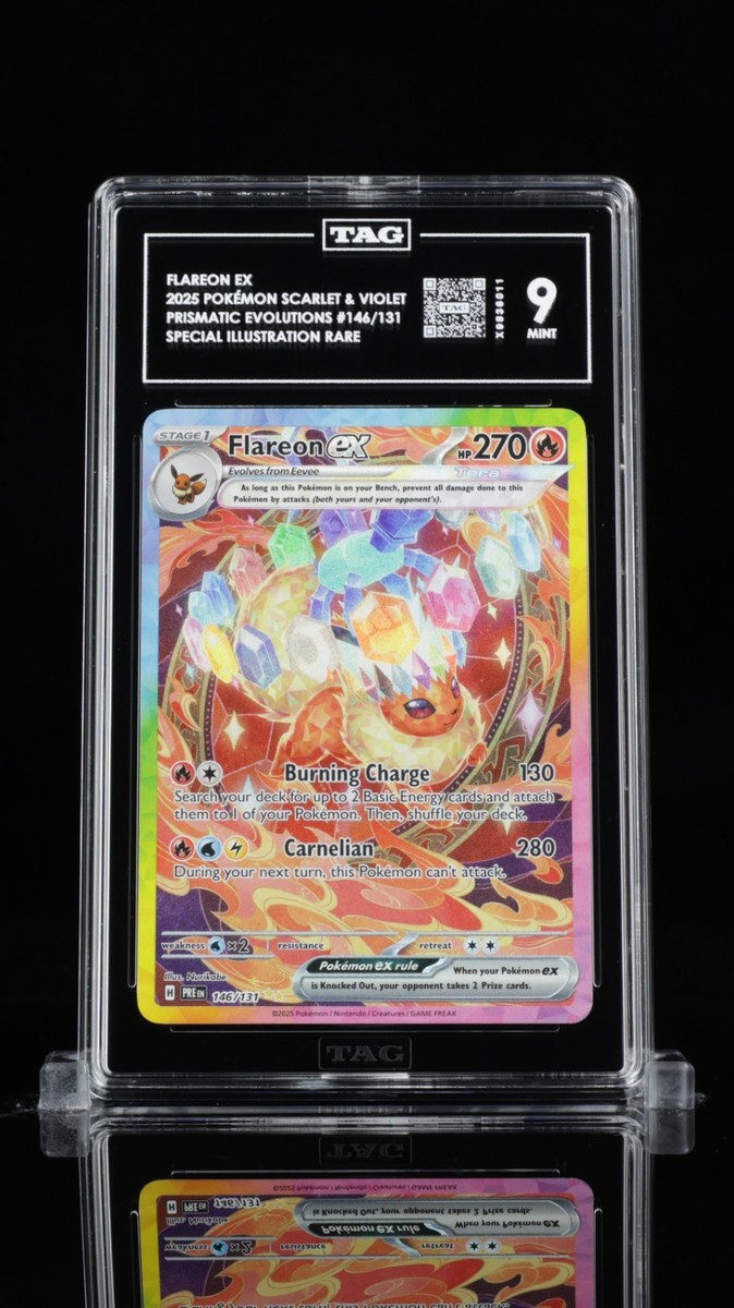 ポケモンカードゲーム Flareon ex 146 Pokemon Card SAR Flareon ex 146/131 Prismatic Evolutions Holo for sale online