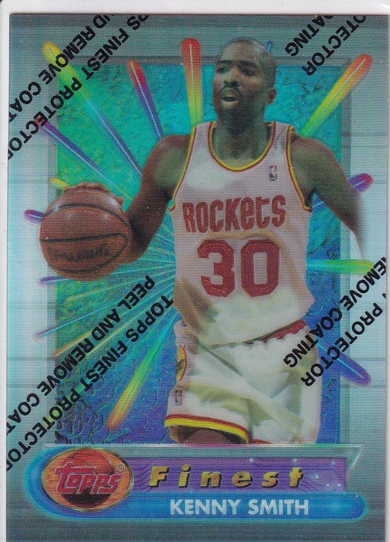 1994-95 Topps Finest - Kenny Smith #218 Refractor  Houston Rockets