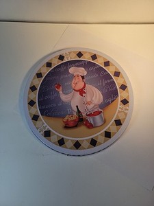 8 Inch Italian Chef Metal Stover Burner Cover / Protector