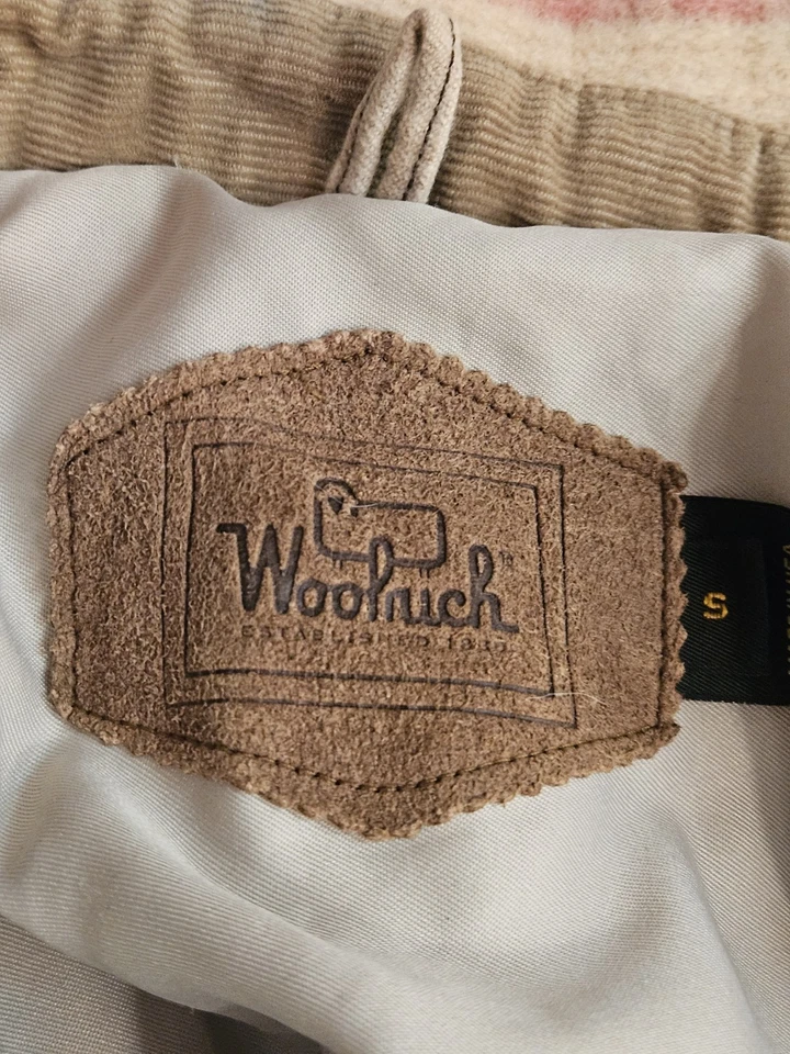 Jaqueta Woolrich Feminina Pequena Listra Rosa Cobertor Sudoeste Lã Asteca EUA Antiga - Imagem 3 de 4