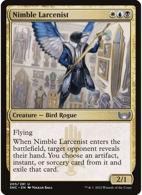 Nimble Larcenist   205 MTG NM  - Streets of New Capenna