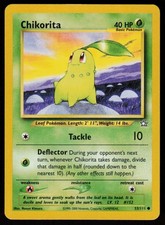 Chikorita 53/111 Common Neo Genesis Pokemon Unlimited Damaged on eBay