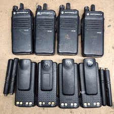 Lot of 4- Motorola XPR 3300 Radios AAH02RDC9JA2AN w/Bttrs  Antns NoChrgr USED