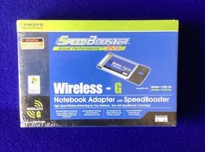 Linksys Wireless-G, 2.4GHz Notebook Adapter with Speed Booster WPC54GS