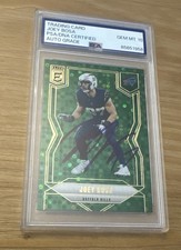 2025 Panini Donruss Elite Buffalo Bills Joey Bosa Green Signed Card PSA 10 Auto