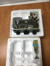 Hawthorne Halloween Village The Munsters  LAST CHANCE GAS station  w/ Light COA