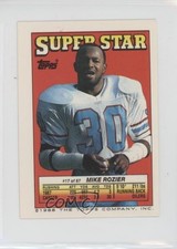 1988 Topps Super Star Sticker Back Cards Mike Rozier #17 fm0
