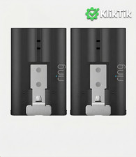 Ring Doorbell Battery x 2 - Genuine Quick Release Rechargeable Battery Packs UK