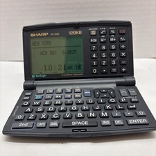 Vintage Sharp YO-500 Electronic Organizer with 128 KB memory