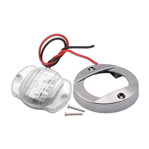 4 PIEZAS Luces LED de popa de popa azul de 3" para barco marino cubierta de cabina luz de cortesía - Imagen 10 de 15