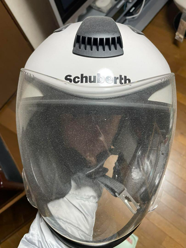 Schuberth Full Face Helmet J1 Vintage Item Comfortable fit F/S from Japan - Imagen 5 de 11