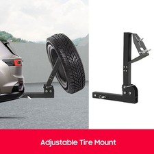 Heavy Duty Trailer Hitch Spare Tire Mount Spare Tire Carrier For All 2 Receiver