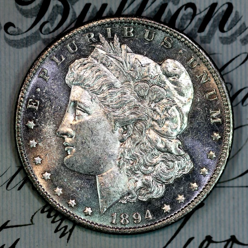 * 1894-O * NEAR+ GEM BU MS MORGAN SILVER DOLLAR * FROM ORIGINAL COLLECTION