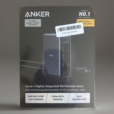 New in Box Anker Prime Charging Docking WorkStation 14-in-1, Dual Display 160W