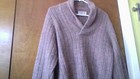 Vtg Lord Jeff Sweater M British 100% Fine Worsted Wool USA Ribbed Shawl Collar — photo 6
