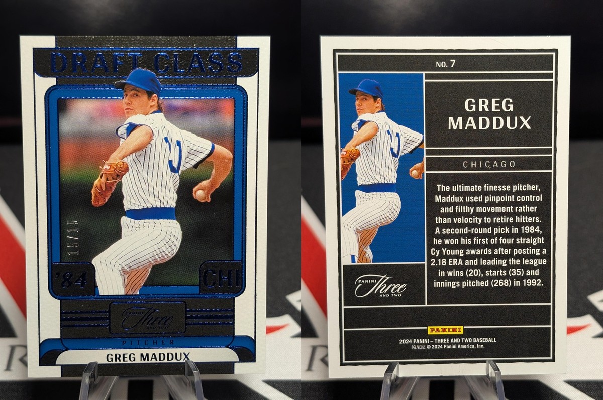 ティノ・マルチネス　メジャーリーグ　トレーディングカード GREG MADDUX #7 /15 2024 PANINI THREE AND TWO BLUE SSP | eBay