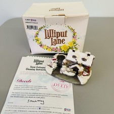 Lilliput Lane Frosty Falls L3809 Boxed & Deeds Snow