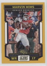 2023 Score Rookies Gold Marvin Mims #354 k6j