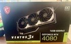 Nvidia RTX 4080 MSI Ventus 3X OC 16GB GDDR6X DP/HDMI PCIe x16 Graphics Card