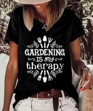 Gardening is my therapy unisex T-shirt Adult Sizes Multiple colors and sizes 