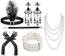 Utaly 1920's Flapper Accessory Set for Women Great Gatsby Costume Accessories...