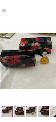Emanuel Ungaro DIVA Cosmetic Pouch and 1/4 oz DIVA Perfume and Matching  Box