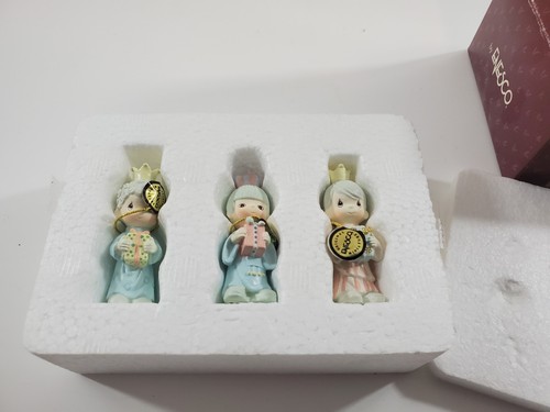 Enesco Precious Moments Three Kings Wisemen Pewter Miniature Figurines # 694495 - Picture 4 of 6