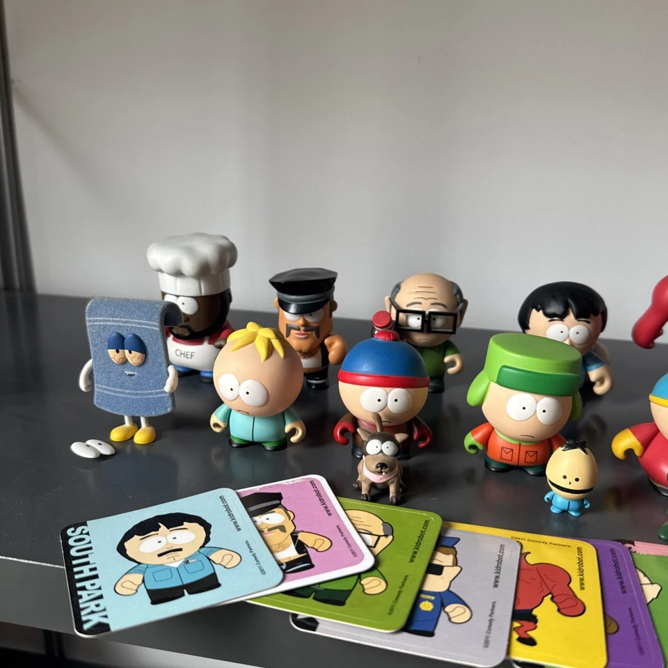 FIGURINE 3” KIDROBOT SOUTH PARK SERIE 1 COMPLET SERIE - Photo 4/4