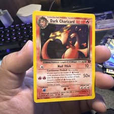 Dark Charizard 4/82 Team Rocket Holo Rare Unlimited Pokemon Card MP
