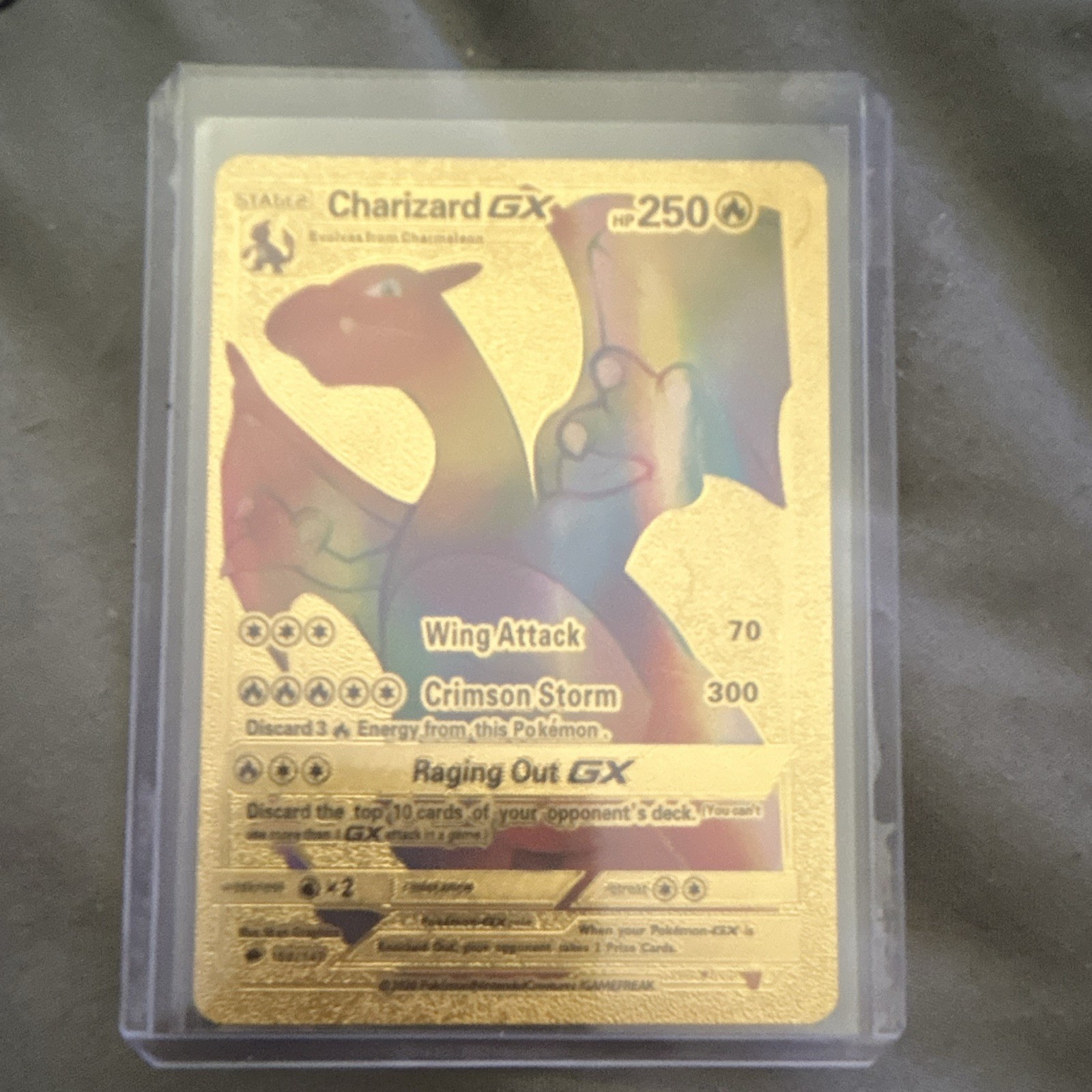 Charizard GX 150/147 fan art