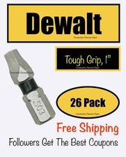 DeWalt Tough Grip Lot of 26 Impact Ready 1" Bit Tips Square 3 SQ3 Bulk