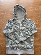 BOYS 6 CARTER'S ZIP UP CAMO HOODIE