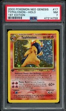 2000 Neo Genesis 1st Edition Typhlosion 17/111 Holo PSA 7 on eBay