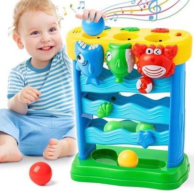 V-Opitos Musical Toys for 1, 2 Years Old Boys & Girls, Feeding Interactive Toys 
