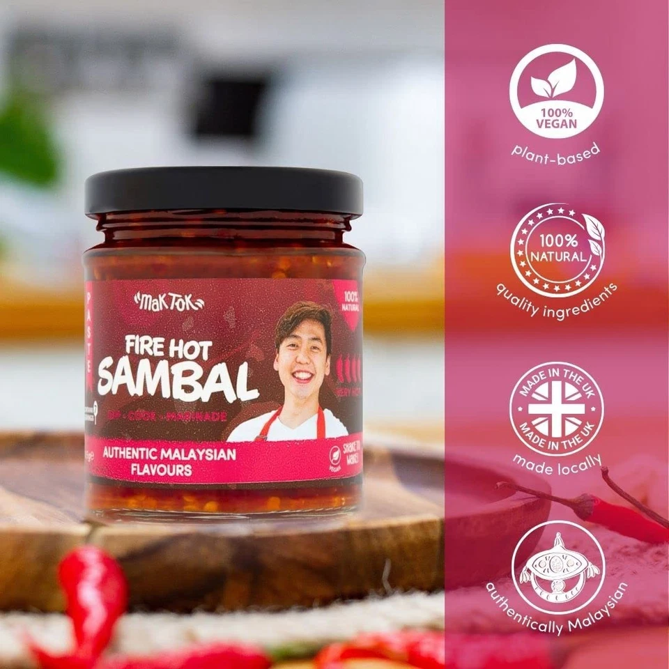 Original Recipe Chili Paste 180g Sambal Nyet Berapi by Khairulaming - [Halal] - Image 2 of 4