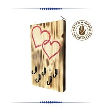 APPENDICHIAVI DA PARETE IN LEGNO REALIZZATO A MANO 