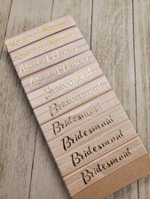 SALE Set of 10 Champagne and Gold Bridal Hair Ties Bridesmaid Matron of Honor