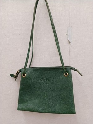 IL BISONTE Green Handbag 8.2 inches