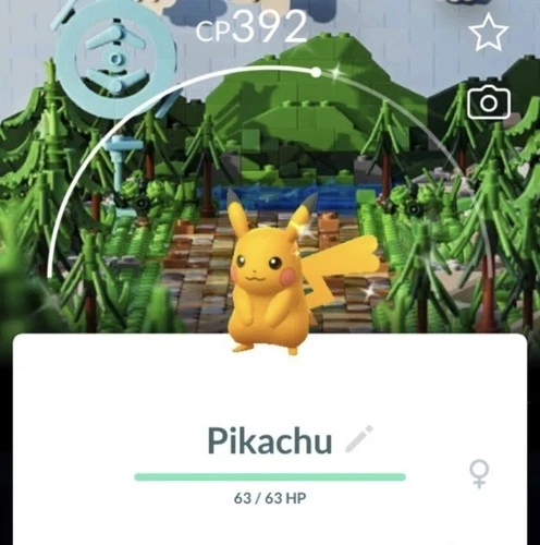 Trade✨shiny Pikachu with Lego Background ✨Pokemon (Registered Trade)