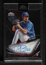 2021 Topps Chrome Black Red Refractor 5/5 Dane Dunning #CBA-DD Auto lz7