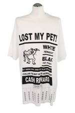 T-shirt uomo MM6 Maison Margiela nuova taglia XS bianca