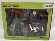 Schleich Farm World Rodeo Series Roping with Cowboy Fence 41418