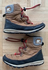 Sorel Whitney II Short Boots Youth Size 2 Winter Snow Waterproof