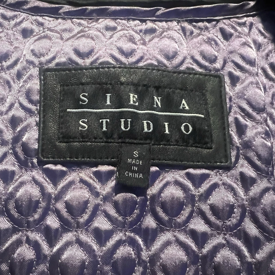 Chaqueta de cuero para mujer Siena Studio Foto 4 de 4