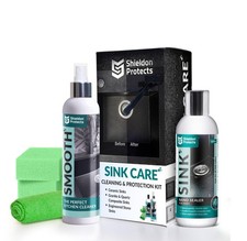 Shieldon Sink Care Kit Cleaner Nano Sealer for Granite Composite, Cera