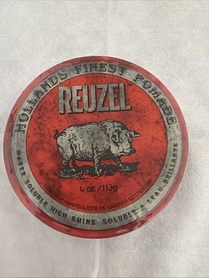 Reuzel Red Water Soluble High Sheen Pomade 4 oz