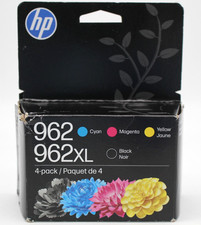 HP 962 962XL 4pack Ink OEM Cyan Magenta Yellow Black (3JB34AN#RFD) - EXP 2027