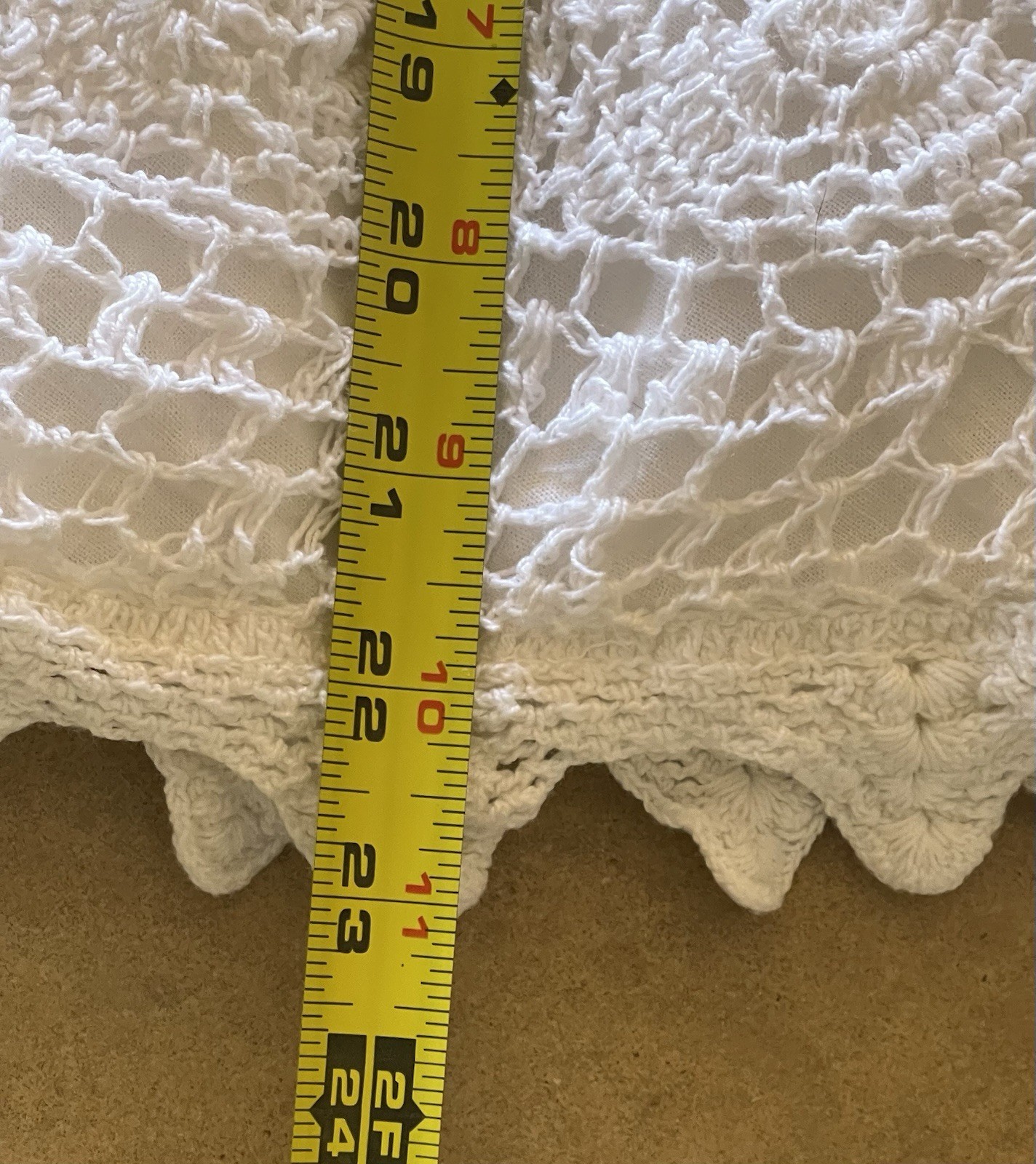 Vintage Crochet Christmas Tree Skirt and/or Crochet Lace Cape