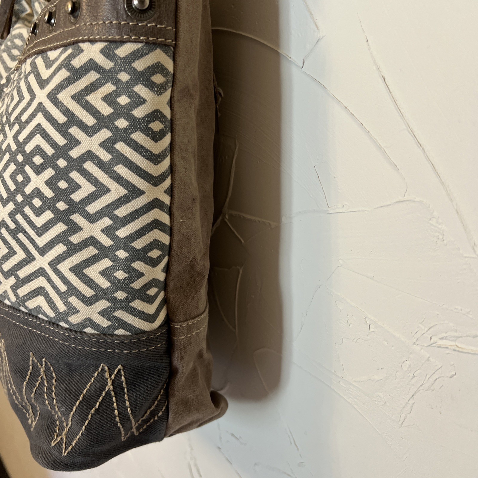 Myra Purse "Boulangerie" Shoulder Crossbody, Canv… - image 15