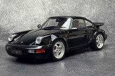 NOREV 1/18 Porsche 911 Turbo 3.6 1994 Black Diecast Car Model 187234